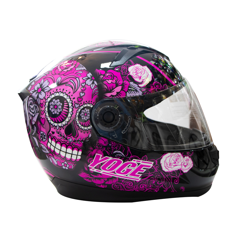 CASCO CERRADO NIÑO YOGE CRANEO ROSA
