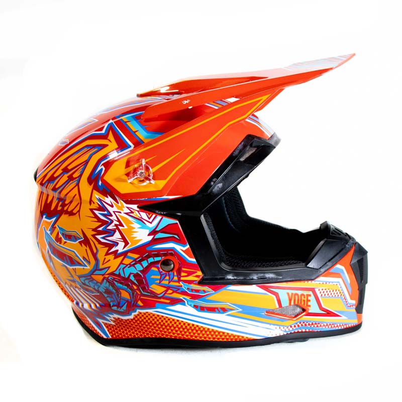 CASCO AGUILA ROJO CROSS NIÑO YOGE