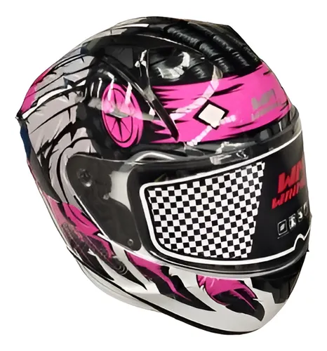 CASCO CERRADO C/BLUETOOTH T-XL INDIAN ROSA WINMEX