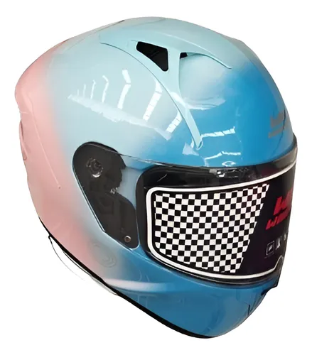 CASCO CERRADO C/BLUETOOTH T-XL BLUEPINK WINMEX