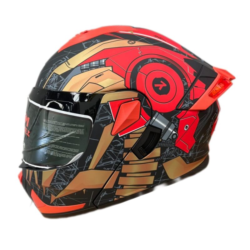 CASCO ABATIBLE CON LUZ AIROMAN WINMEX